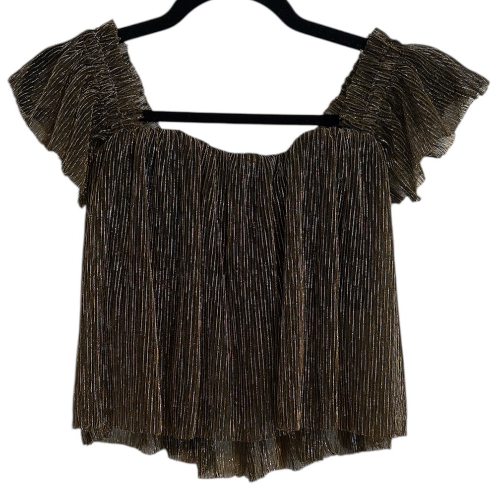 ☀️ Urban Outfitters Metallic Glittery Crop Top